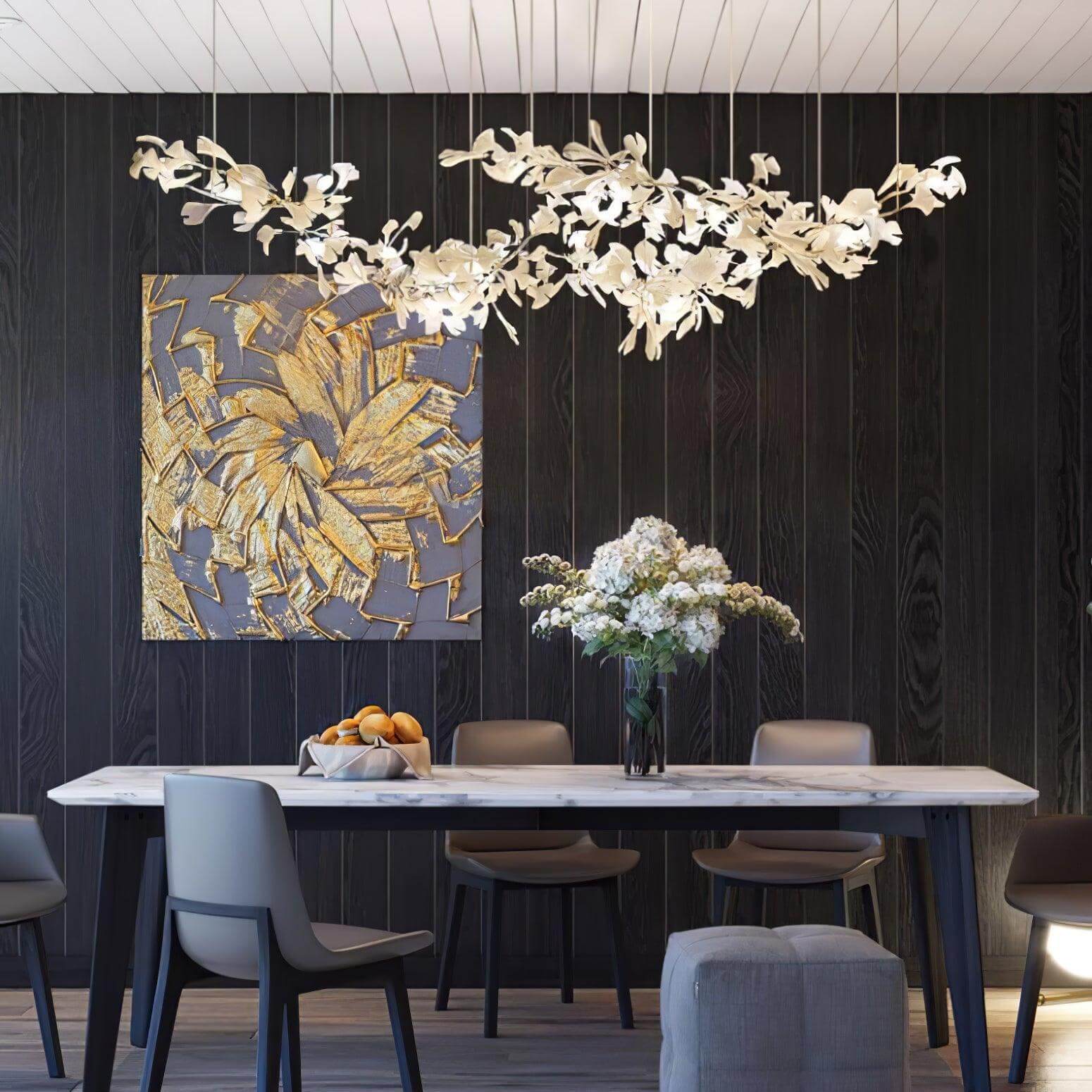 Gingko Chandelier Style H