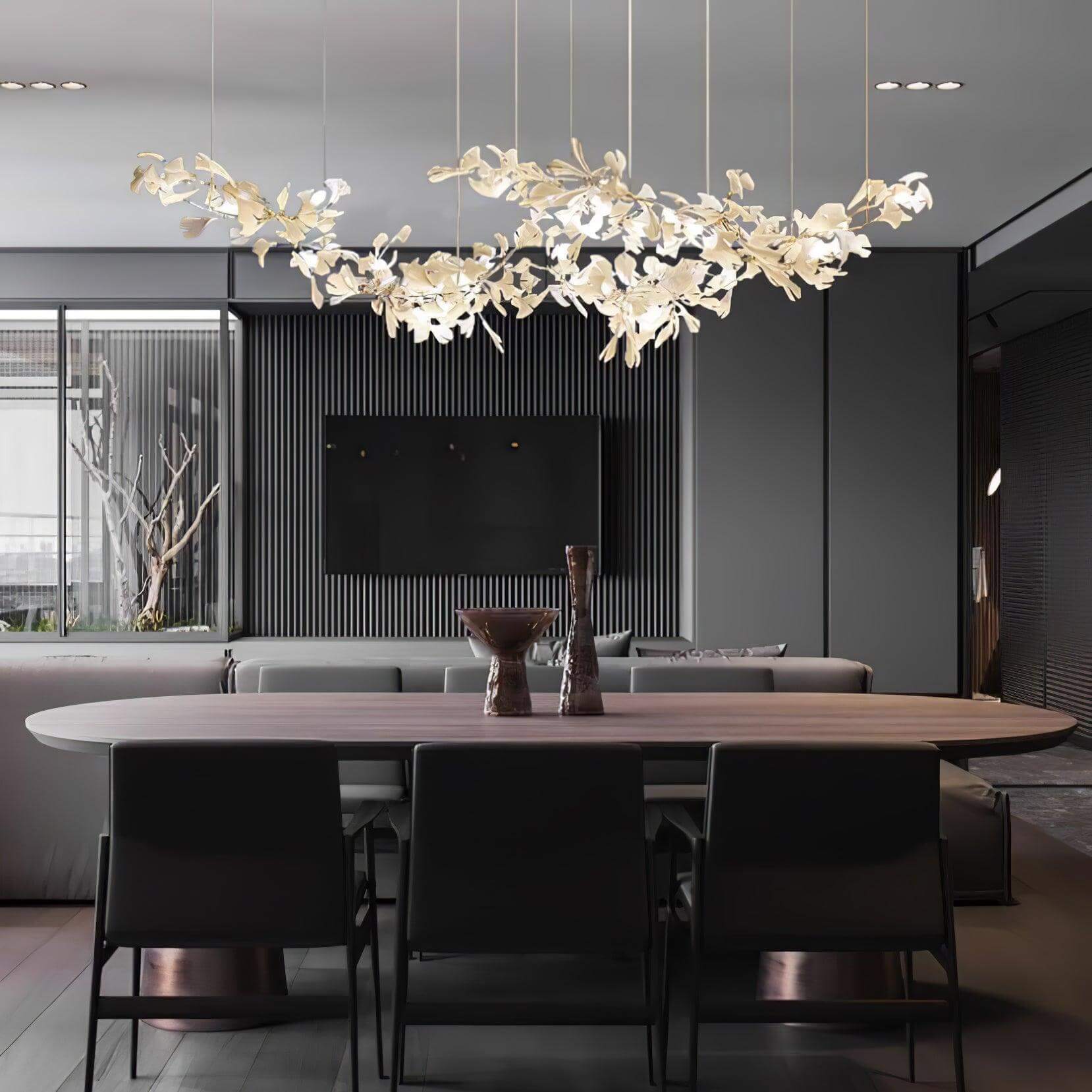 Gingko Chandelier Style H
