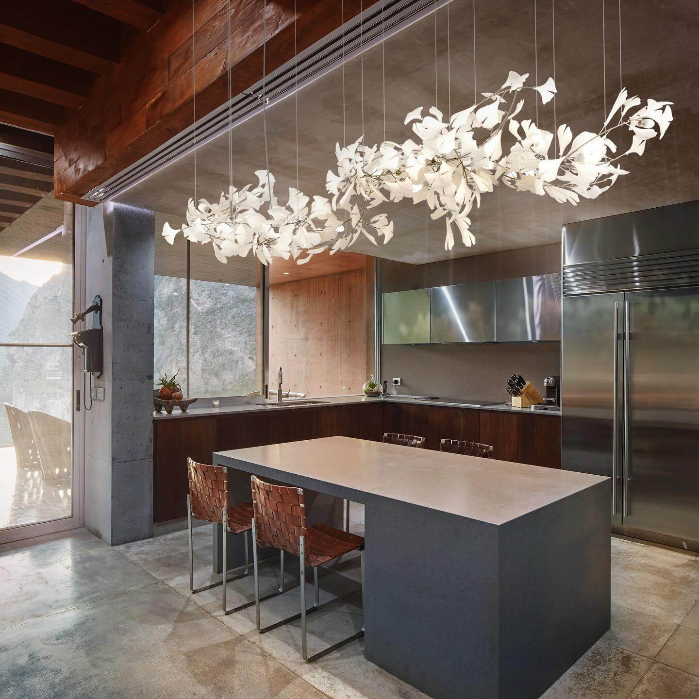 Gingko Chandelier Style H