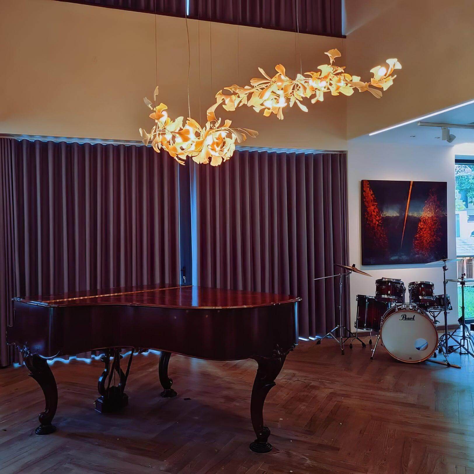 Gingko Chandelier Style H