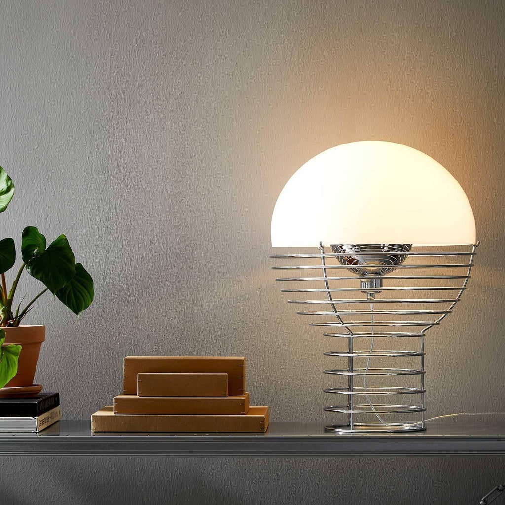 Wire Table Lamp