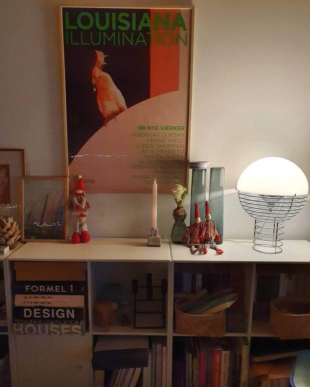 Wire Table Lamp