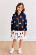 Auburn Blue Aubie Satin Jacket