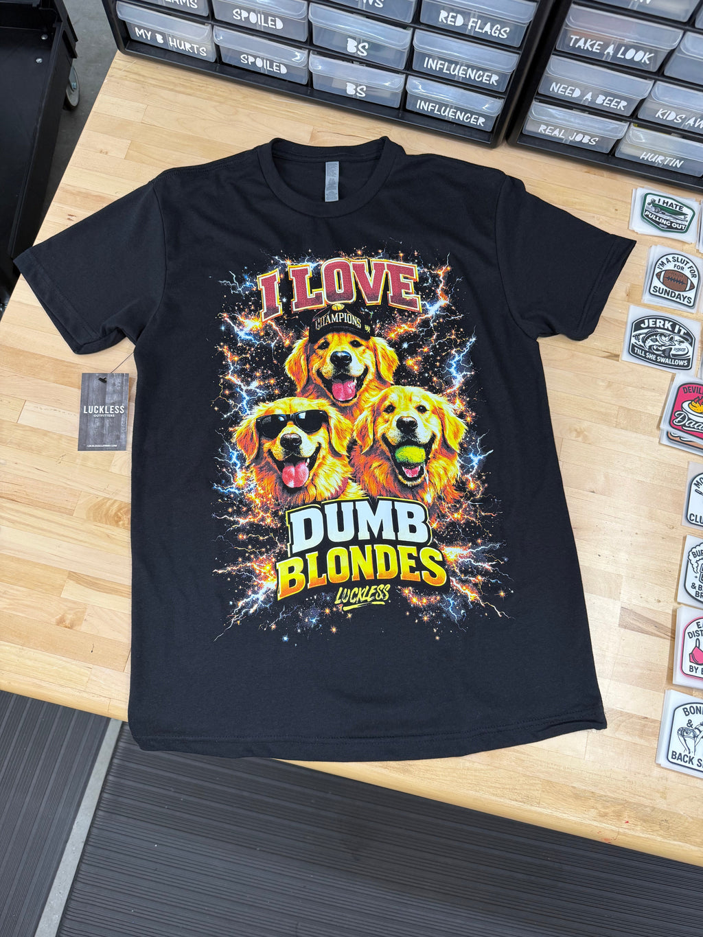 I Love Dumb Blondes Tee