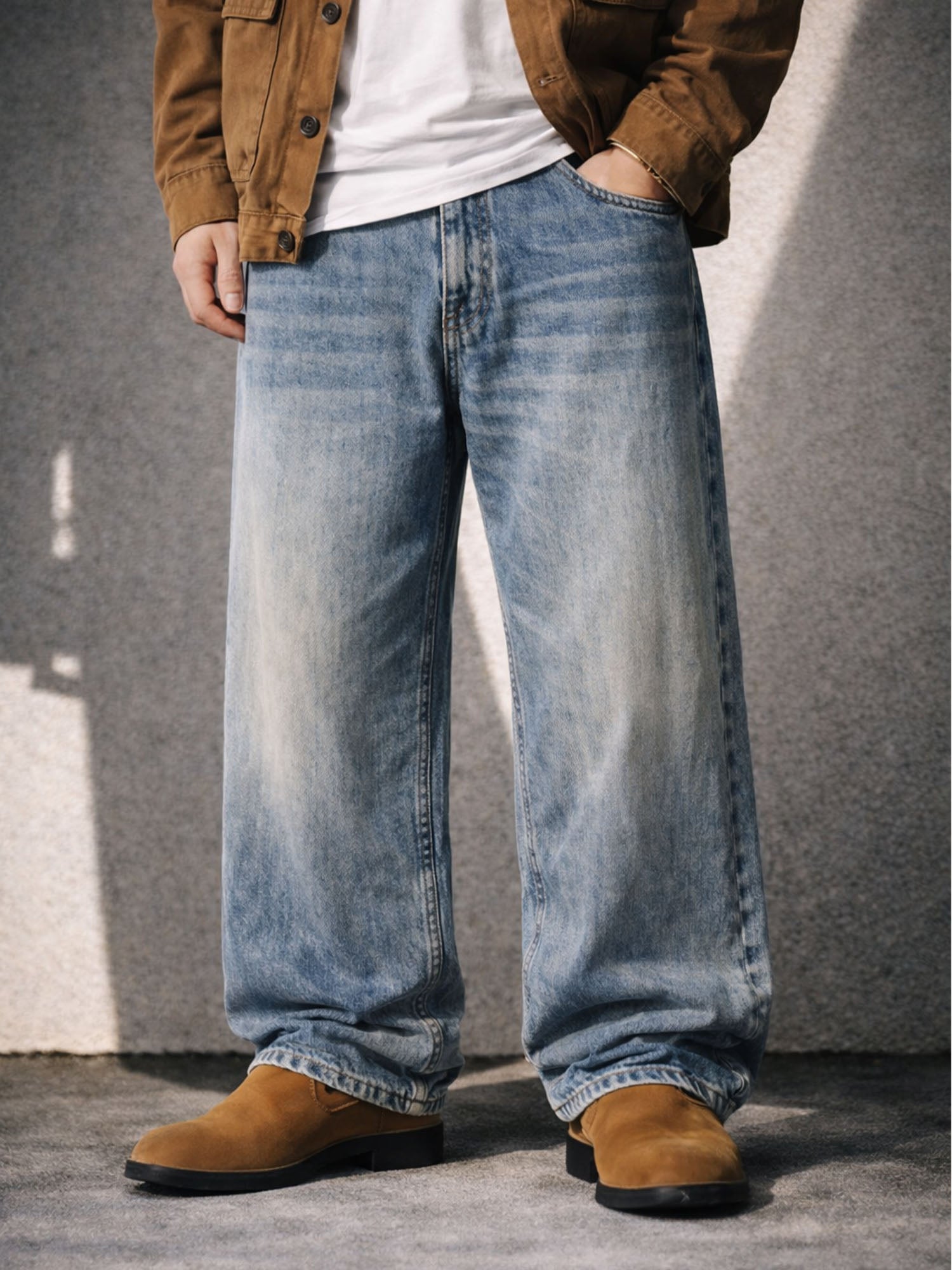 INDIGO BAGGY DENIM