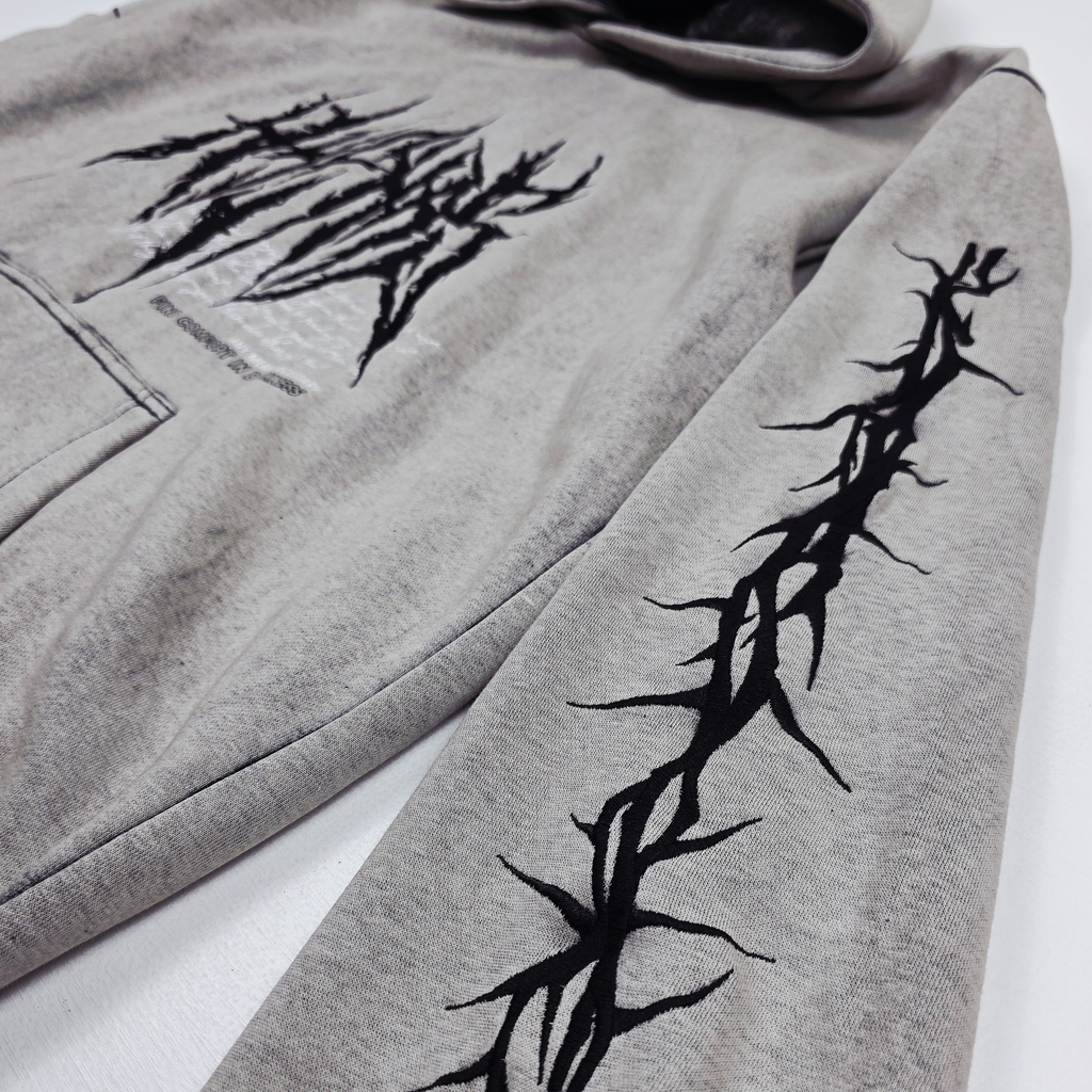 Bleached Fang Pullover Hoodie