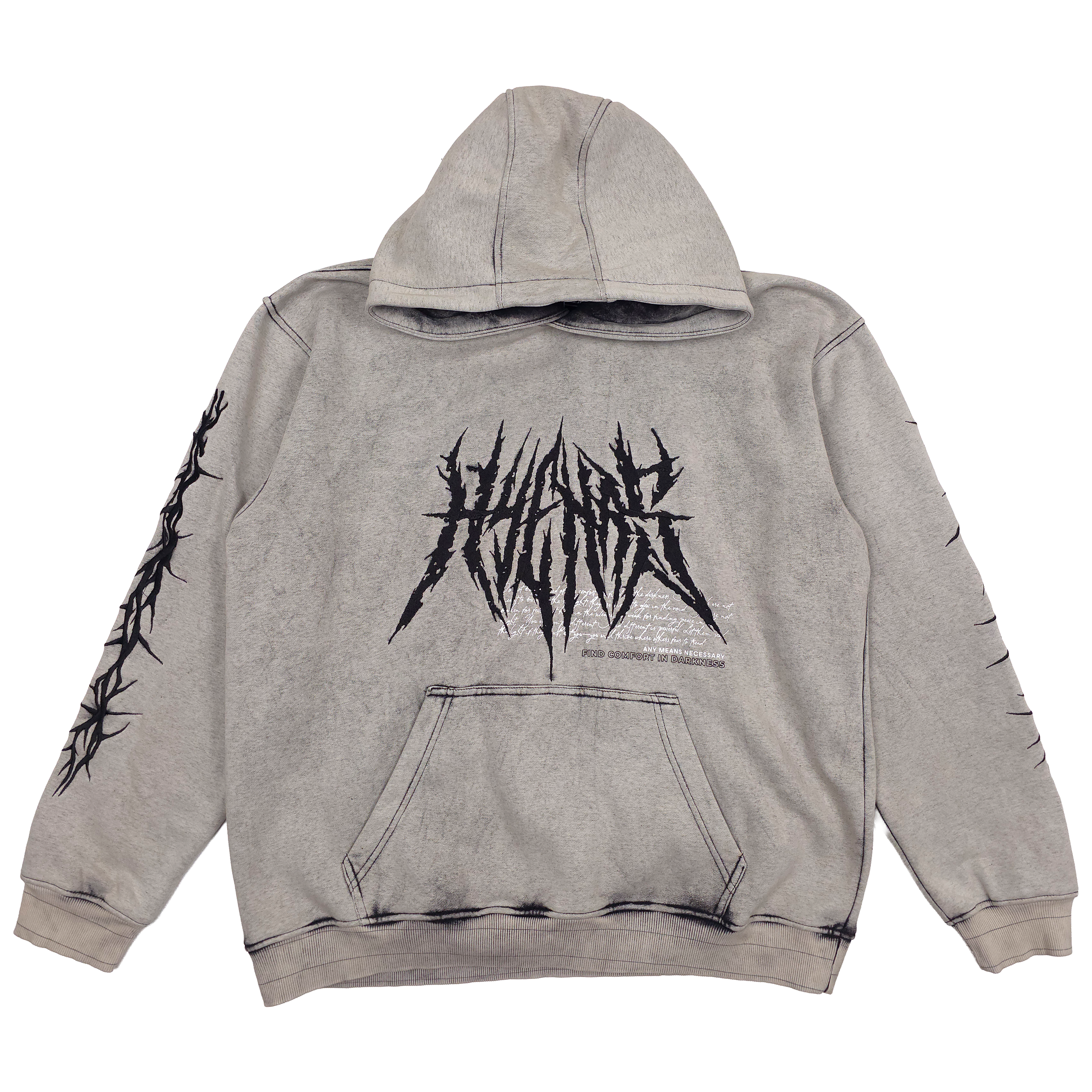Bleached Fang Pullover Hoodie
