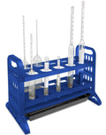 Heathrow Scientific 121003 Hydrometer Rack, 10-Place, Blue, 1/pk