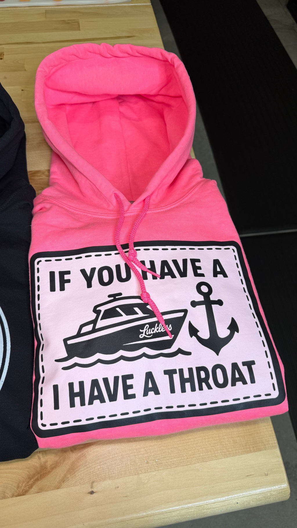 Boat Throat Hoodie