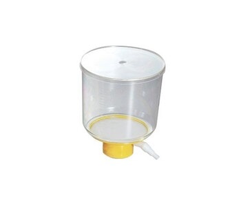 GVS EXBT1000YCA02CWS Extracto Bottle Top Filter, CA 0.22µm 1000mL 91mm, Yellow Cap, 24/pk