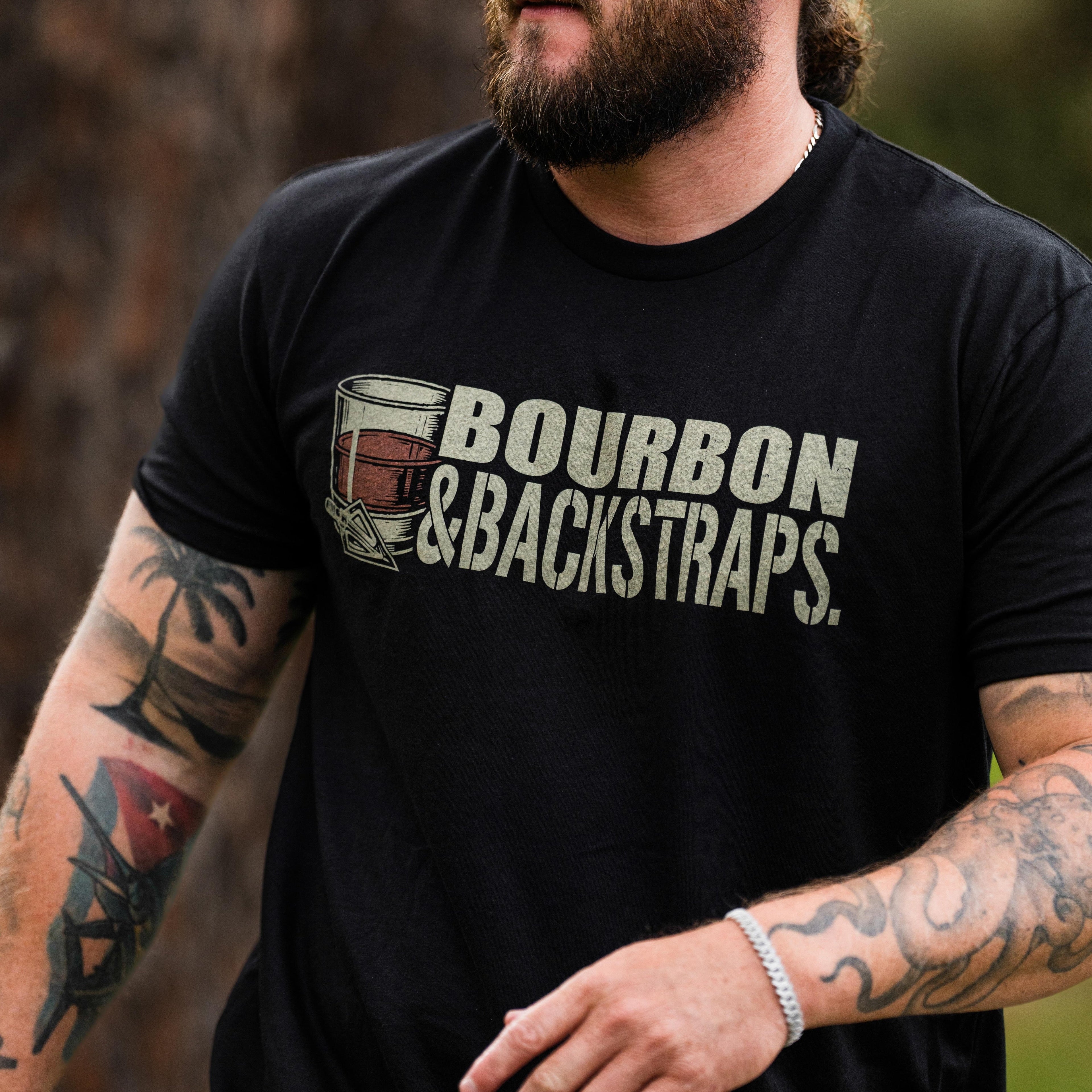 "Bourbon & Backstraps" Tee