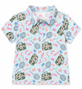 Boys Fishing Snacks S/S Polo