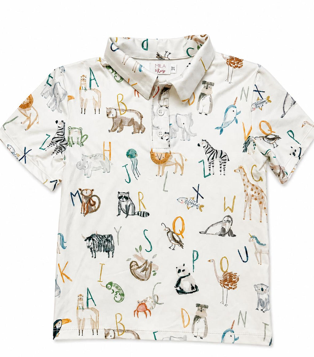 Boys ABC Adventure S/S Polo