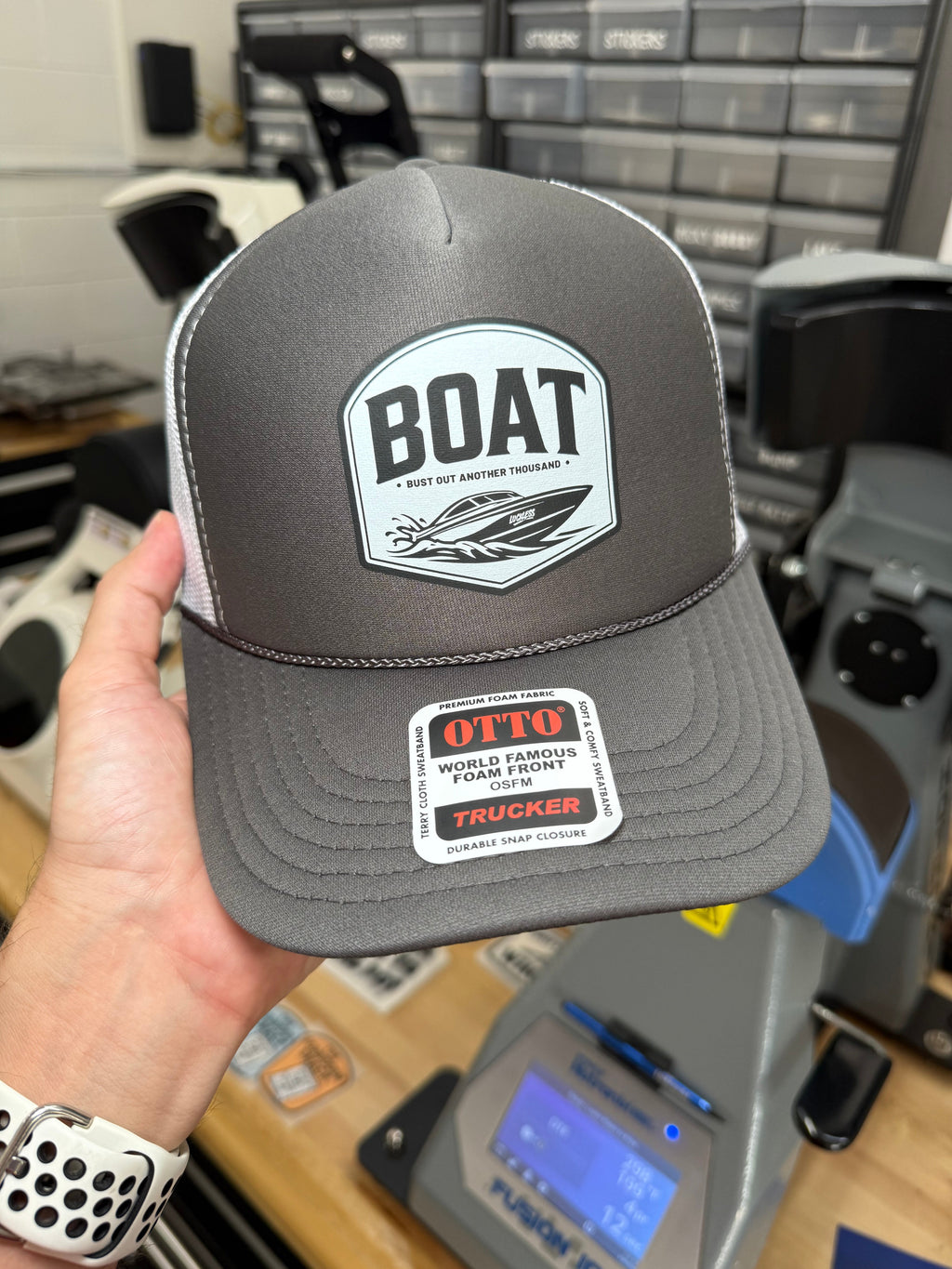 B.O.A.T - Bust Out Another Thousand Foam Trucker Hat