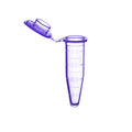 MTC Bio C2000-P SureSeal S MicroCentrifuge Tubes w/ cap, 1.5ml, purple, sterile, 500 pk