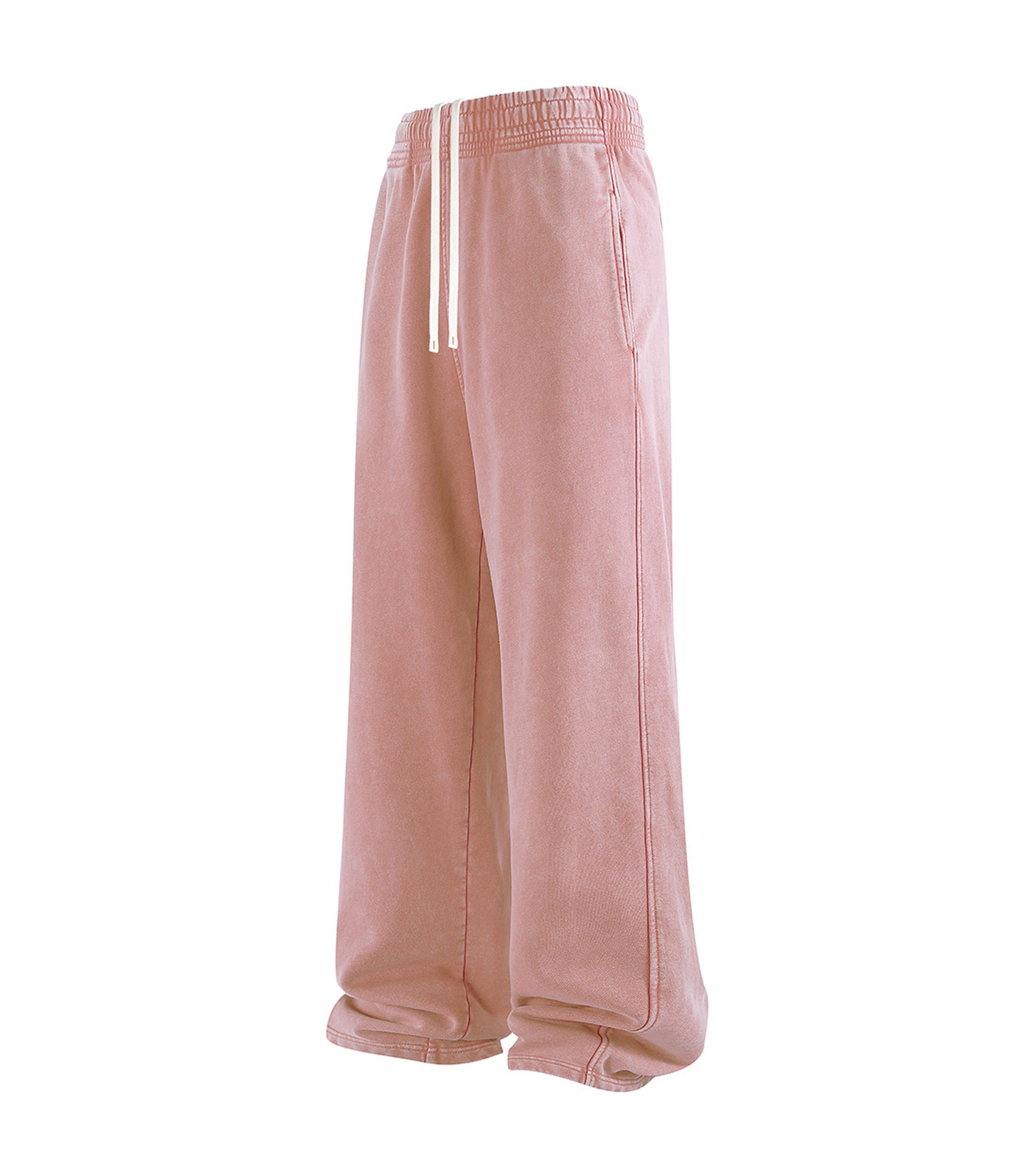 PEACH OVER-DYE SWEATPANTS