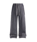 CHARCOAL PANEL SWEATPANTS