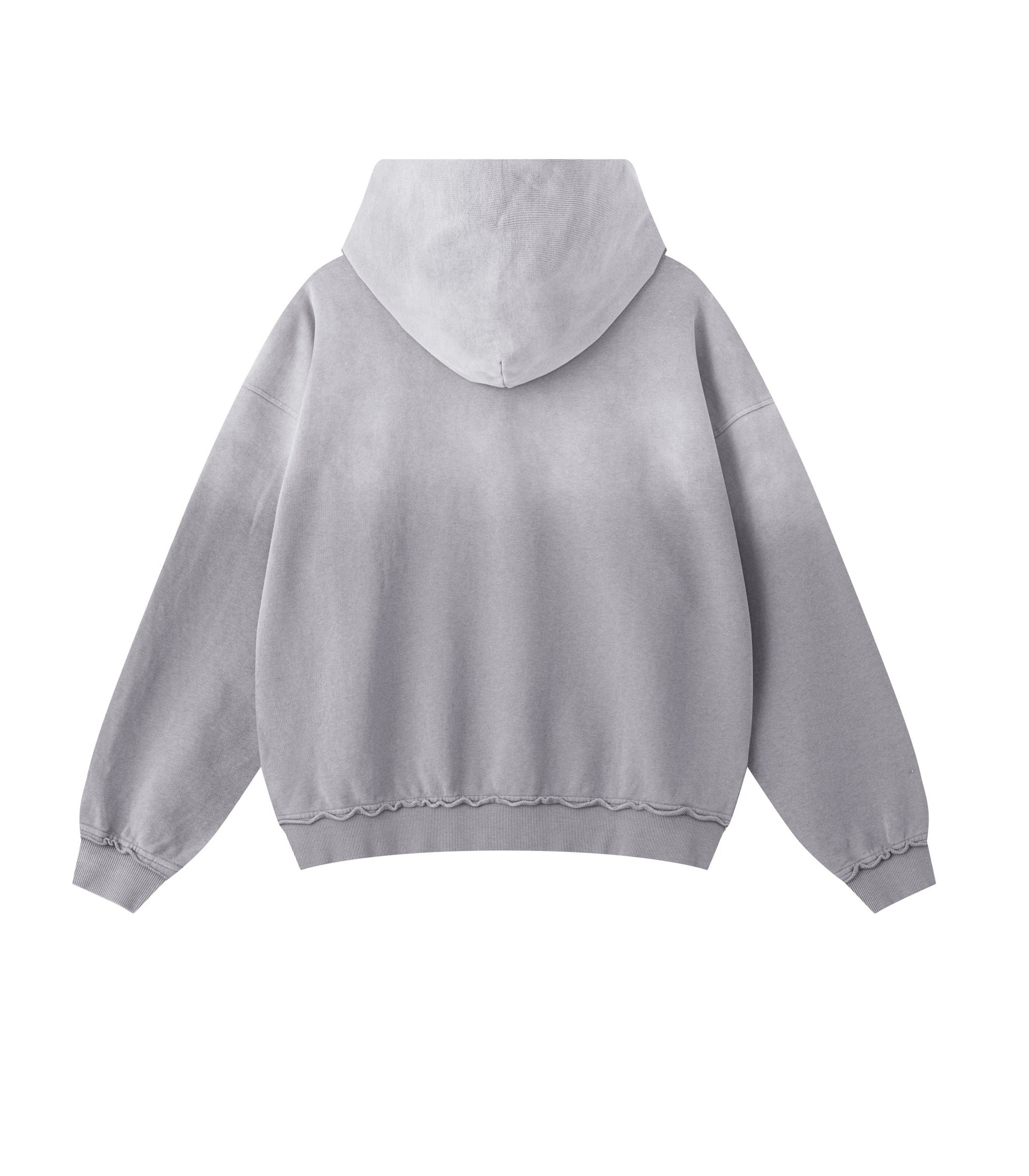 GREY SUNFADE HOODIE