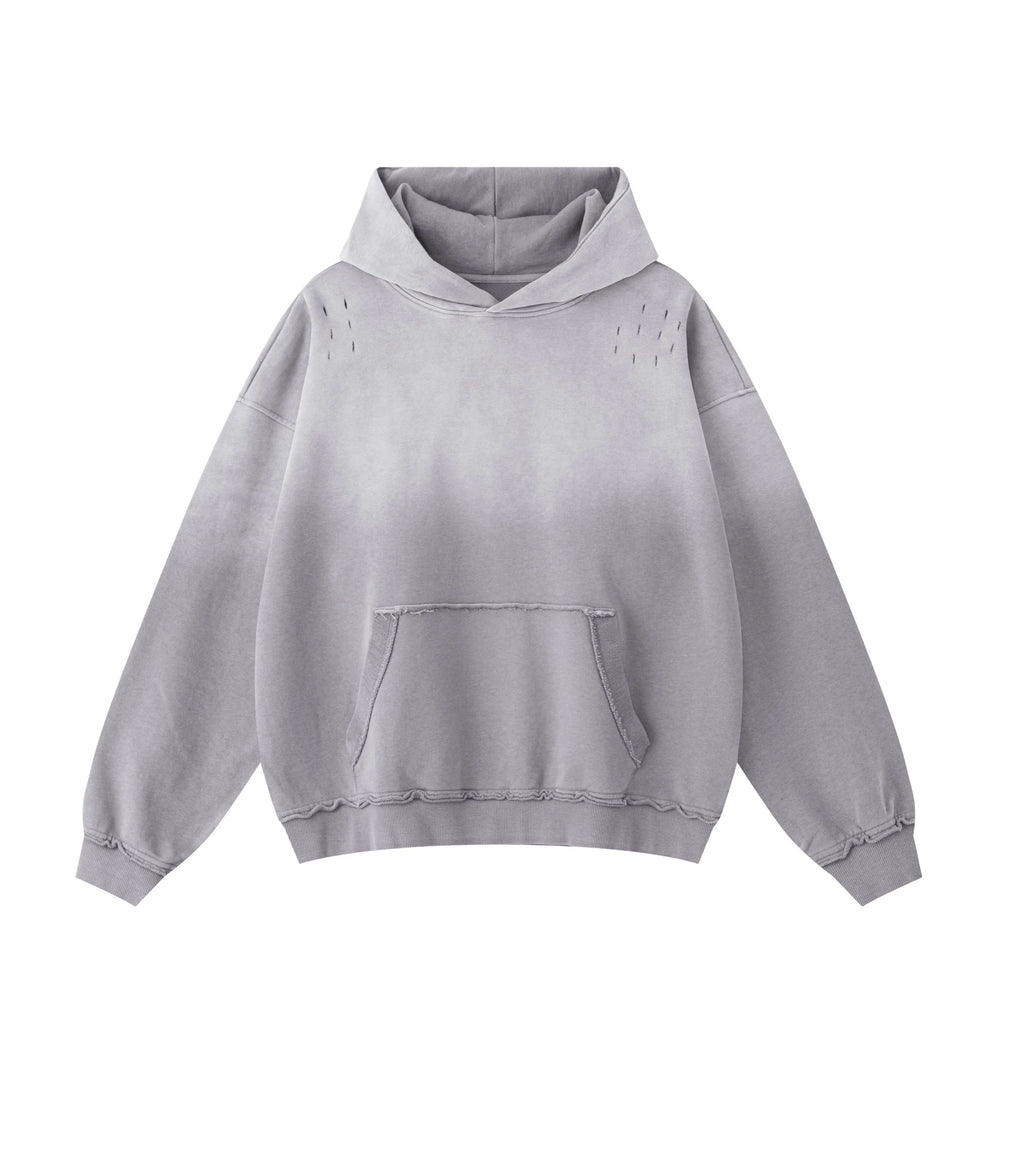 GREY SUNFADE HOODIE