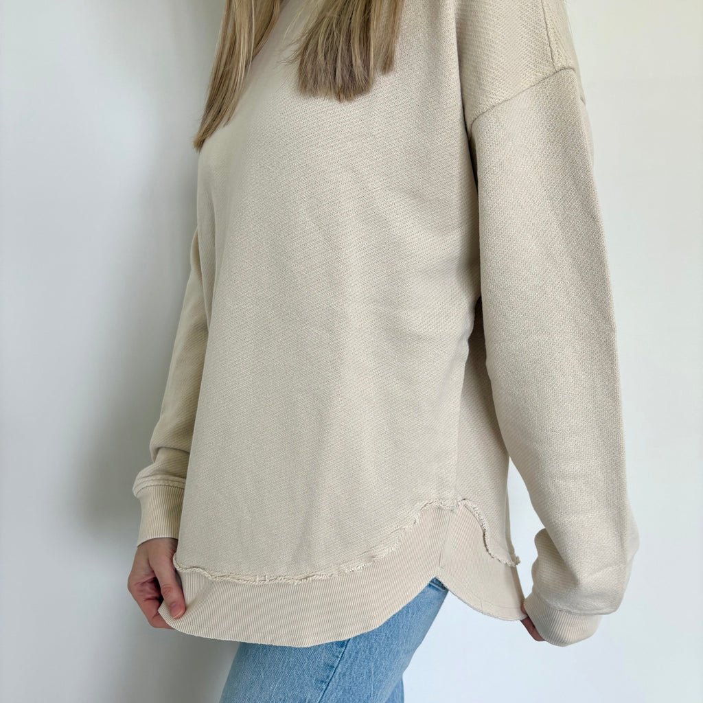 Tapioca Oversized Terry Poncho