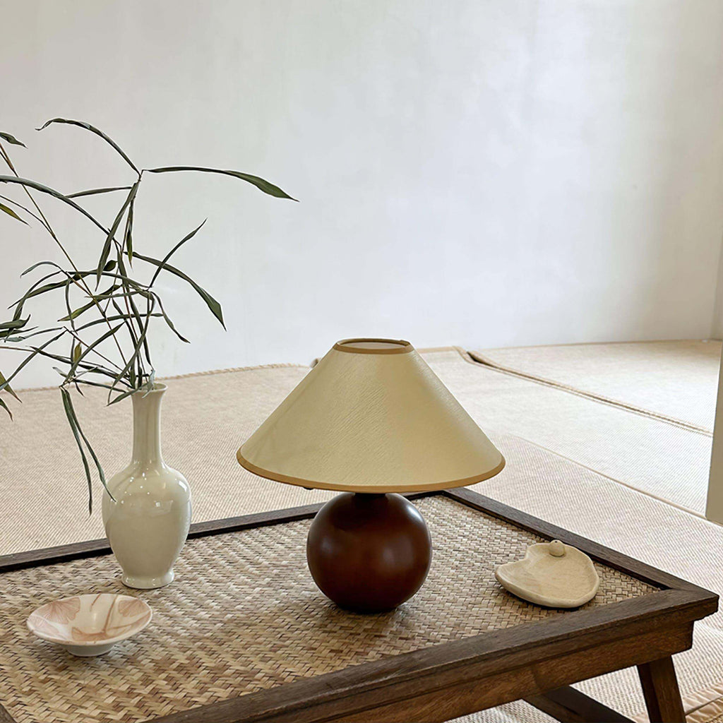 Cankut Wood Table Lamp