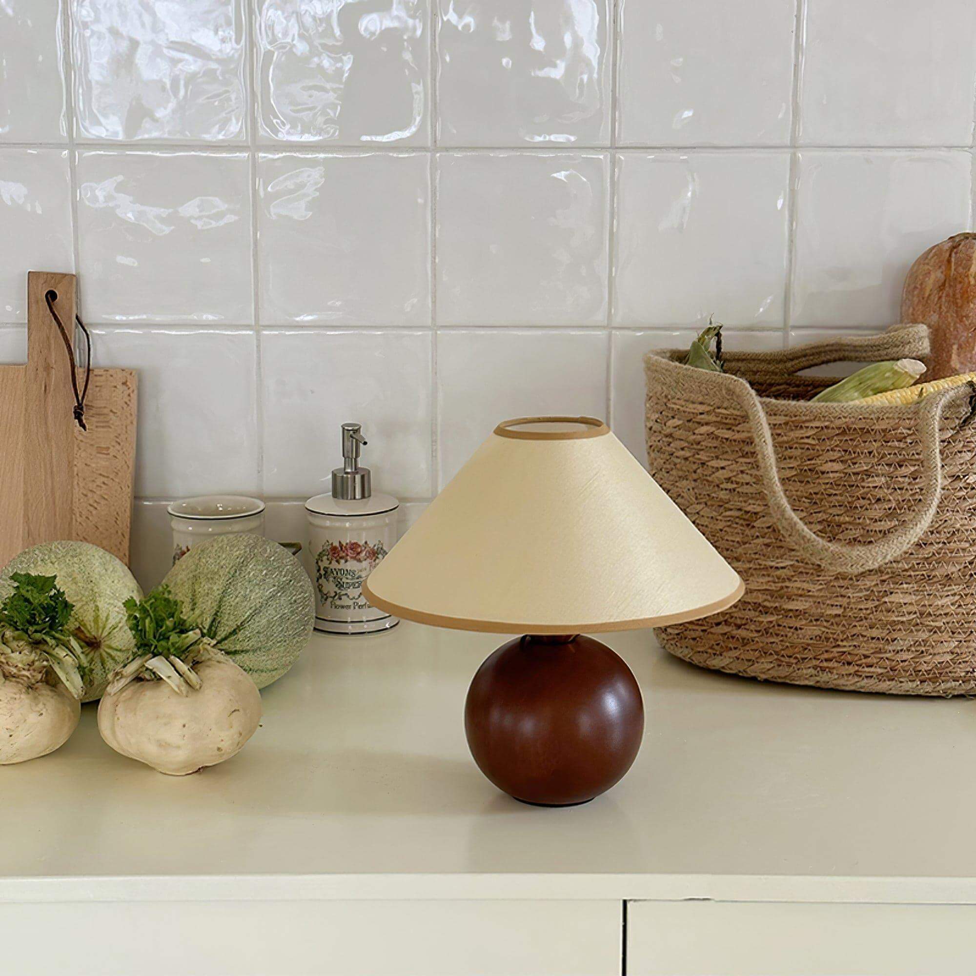 Cankut Wood Table Lamp