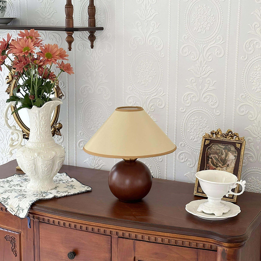 Cankut Wood Table Lamp