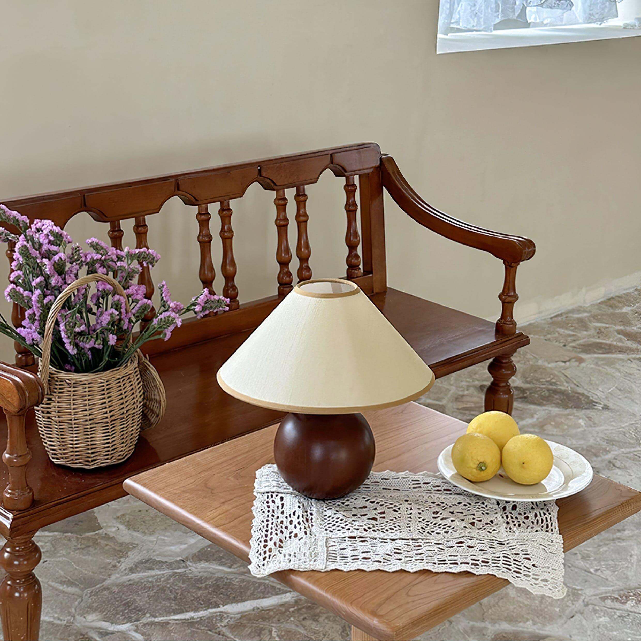 Cankut Wood Table Lamp