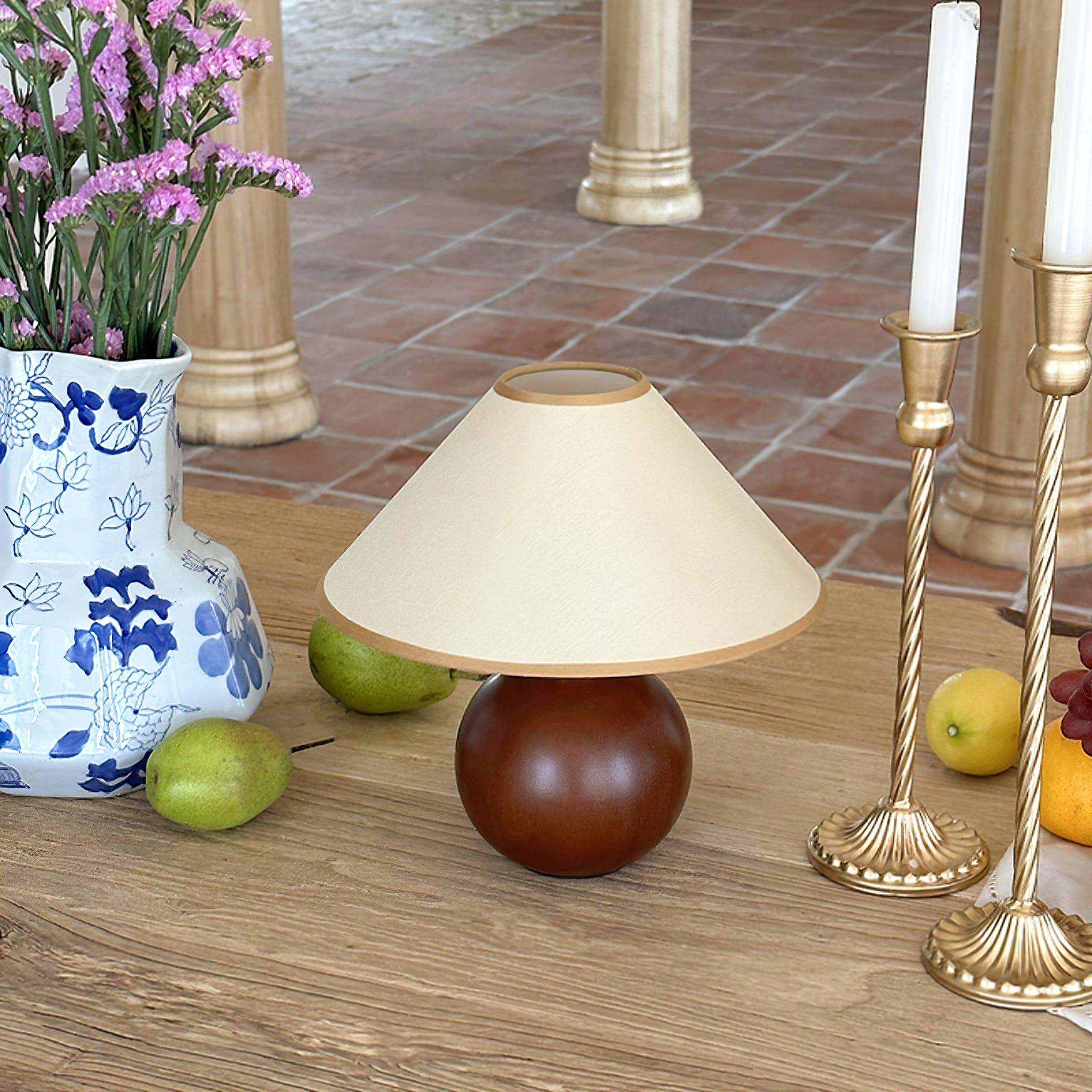 Cankut Wood Table Lamp
