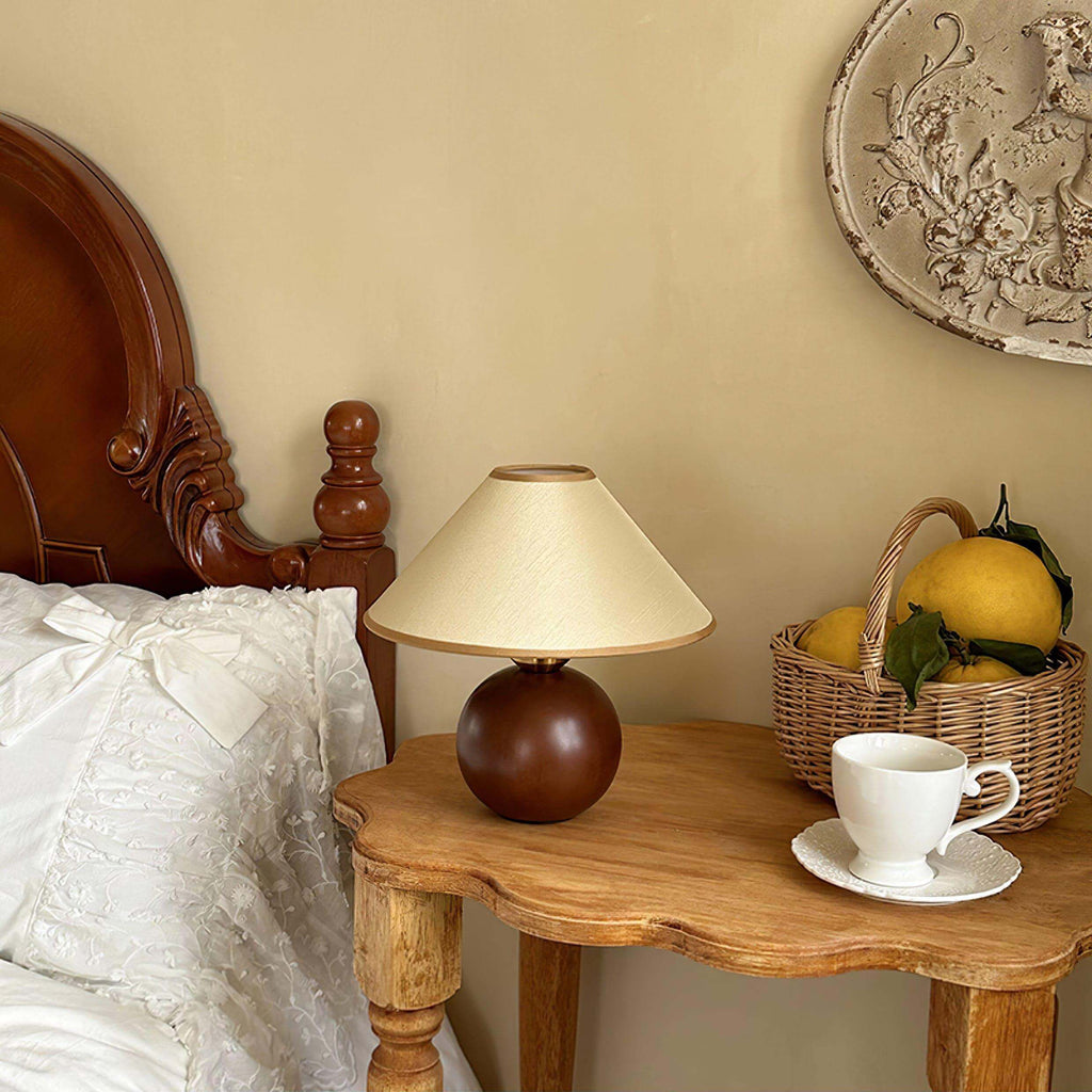 Cankut Wood Table Lamp
