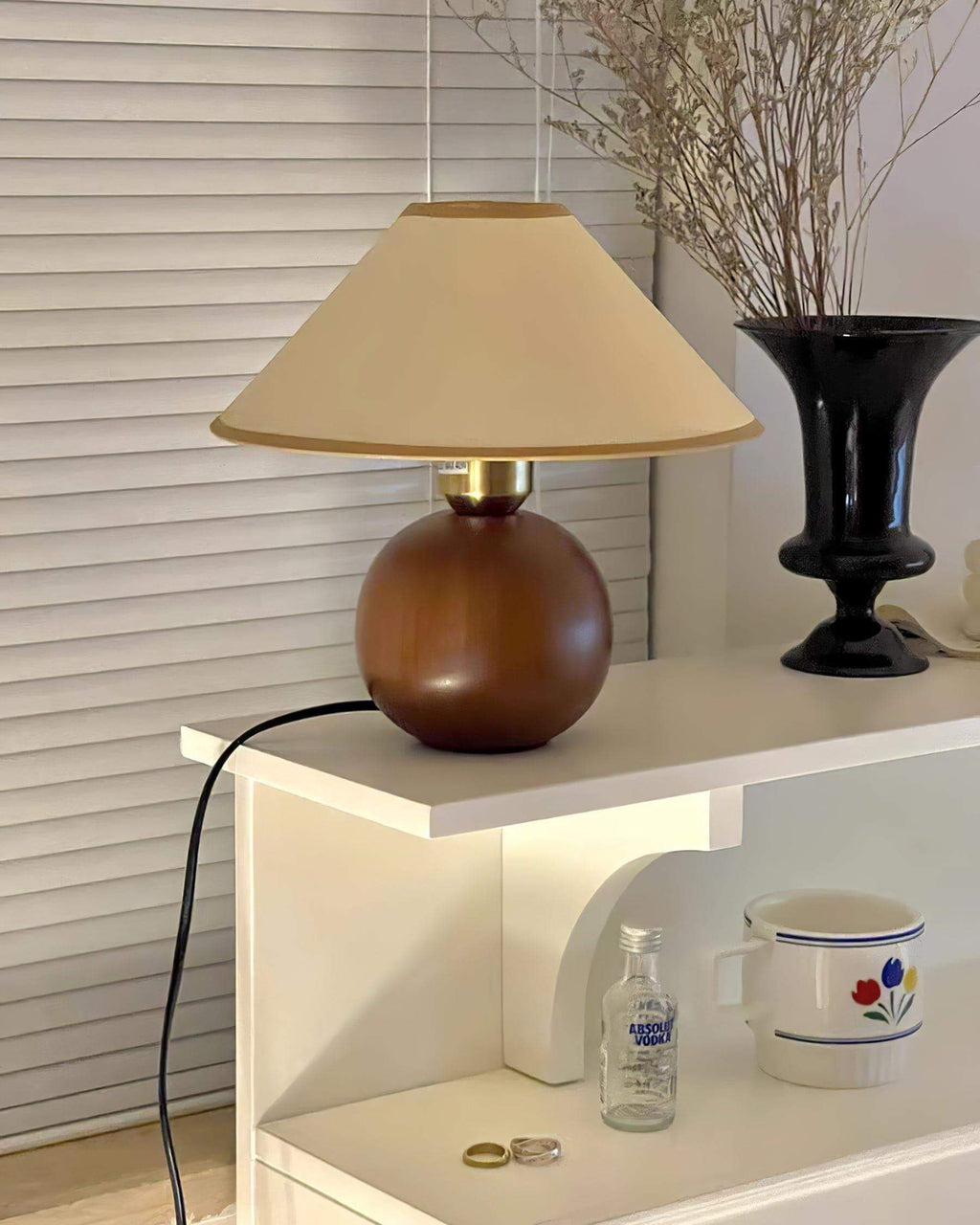 Cankut Wood Table Lamp
