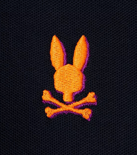 Psycho Bunny Montebello Pique Polo - Navy