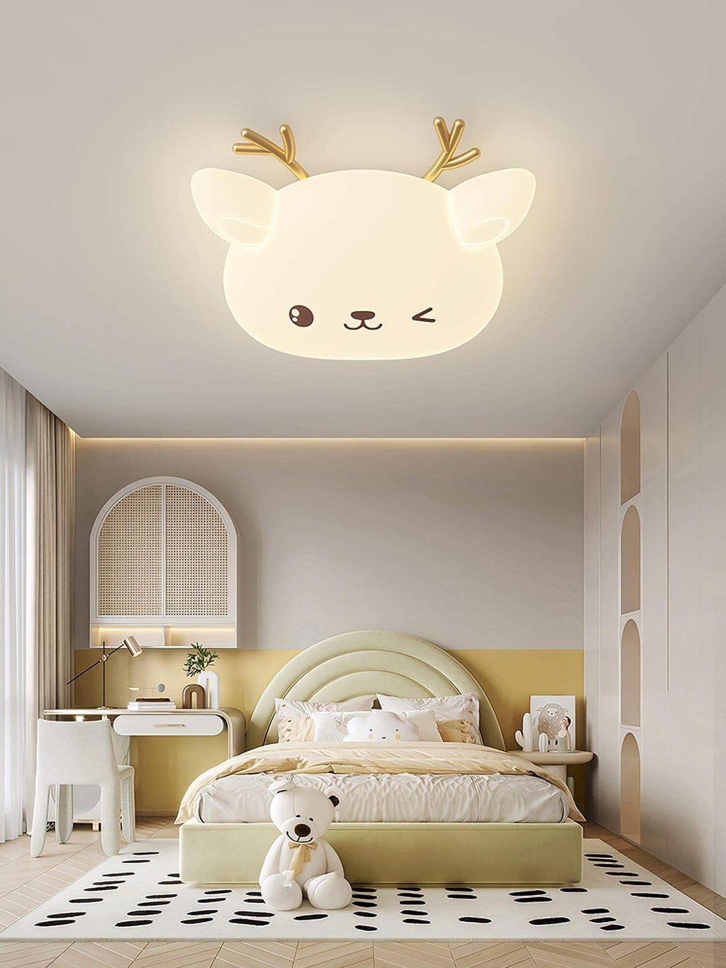 Cartoon Deer Ceiling Lamp