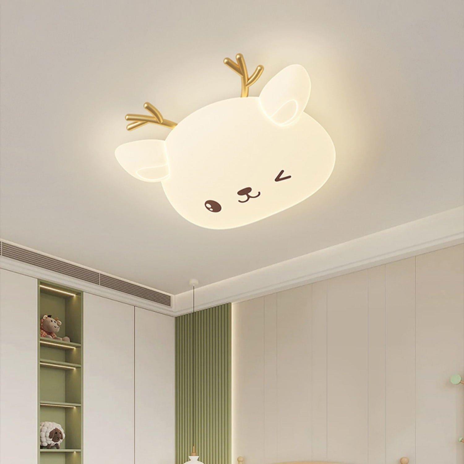 Cartoon Deer Ceiling Lamp