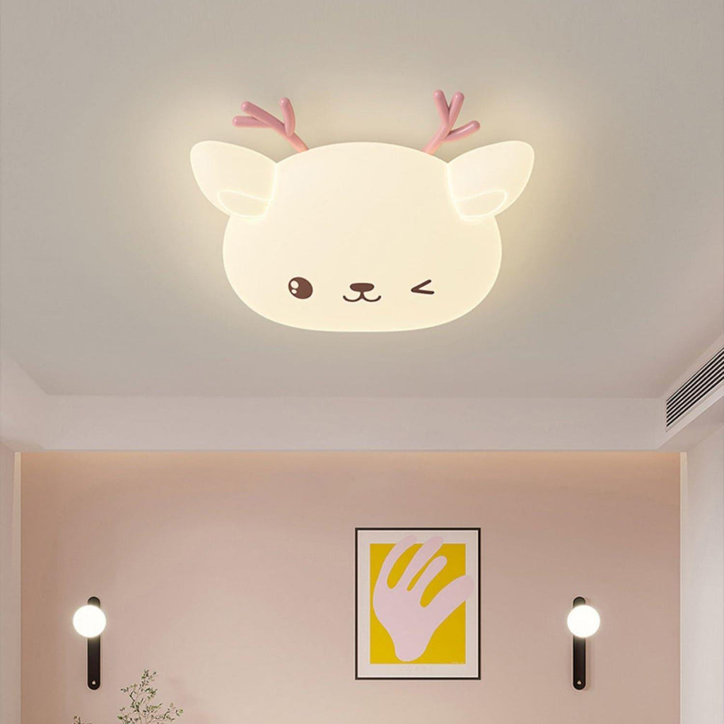 Cartoon Deer Ceiling Lamp