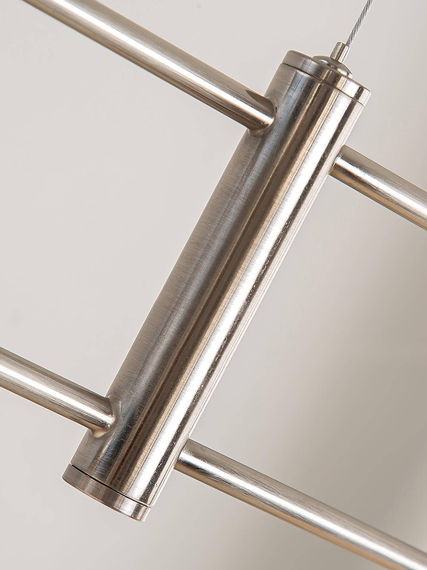 Ceramic Ribbed Linear Pendant Light