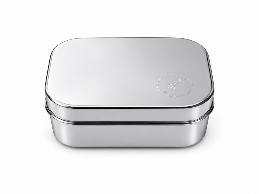 Nesting Stainless Steel Food Containers (Set of Three)