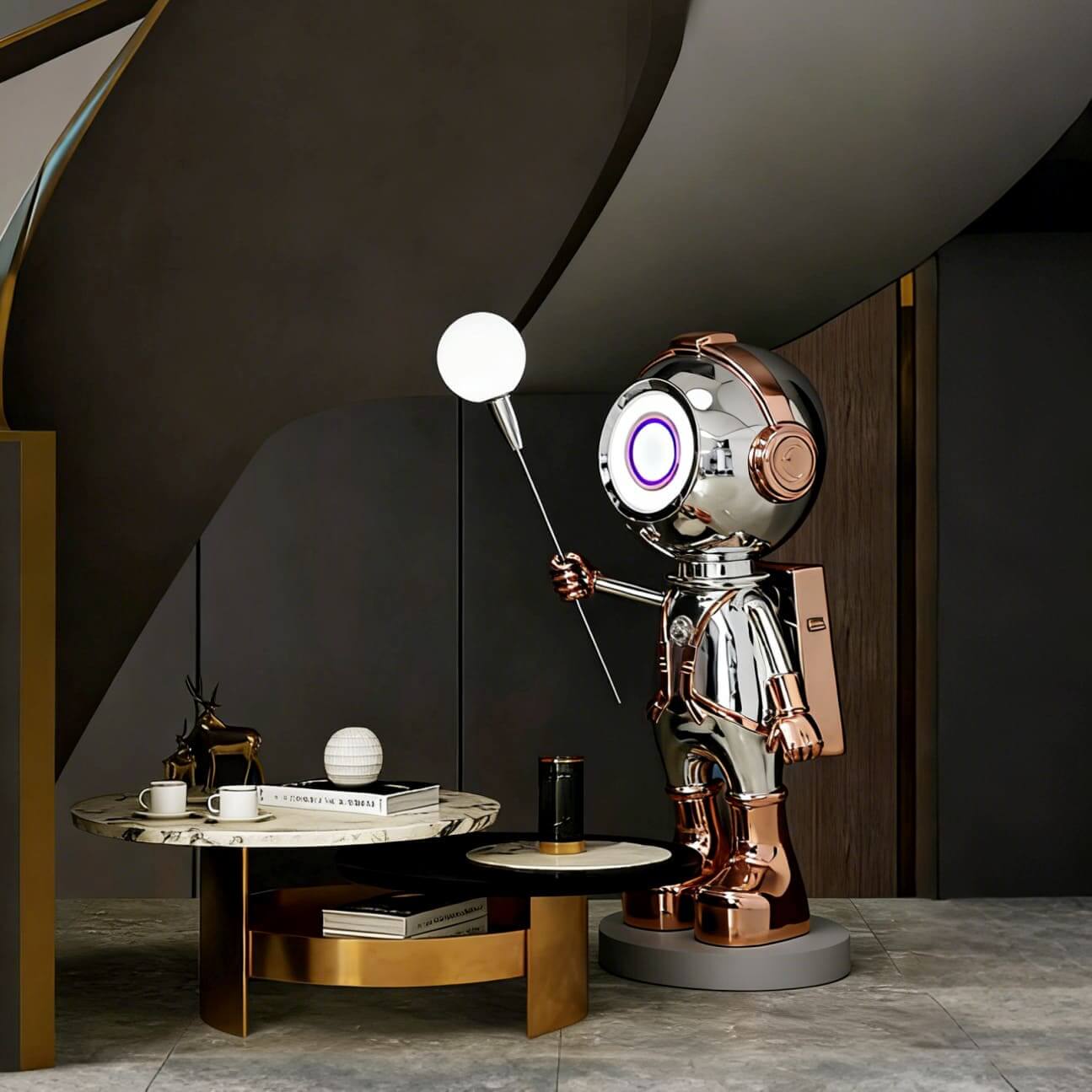 Clymet Sculpture Floor Lamp