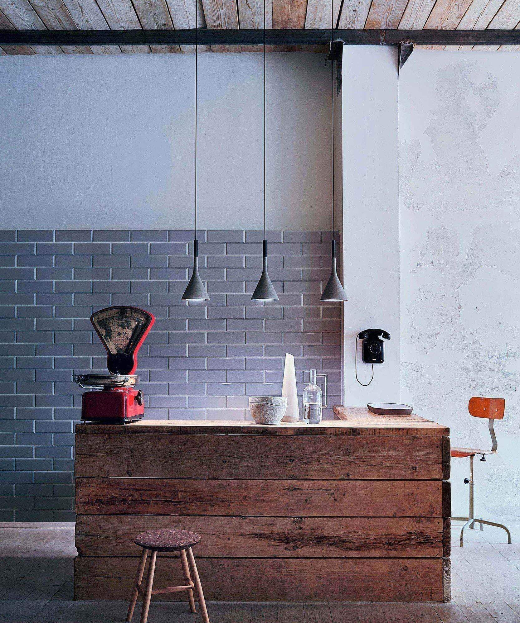 Tapered Concrete Pendant Light