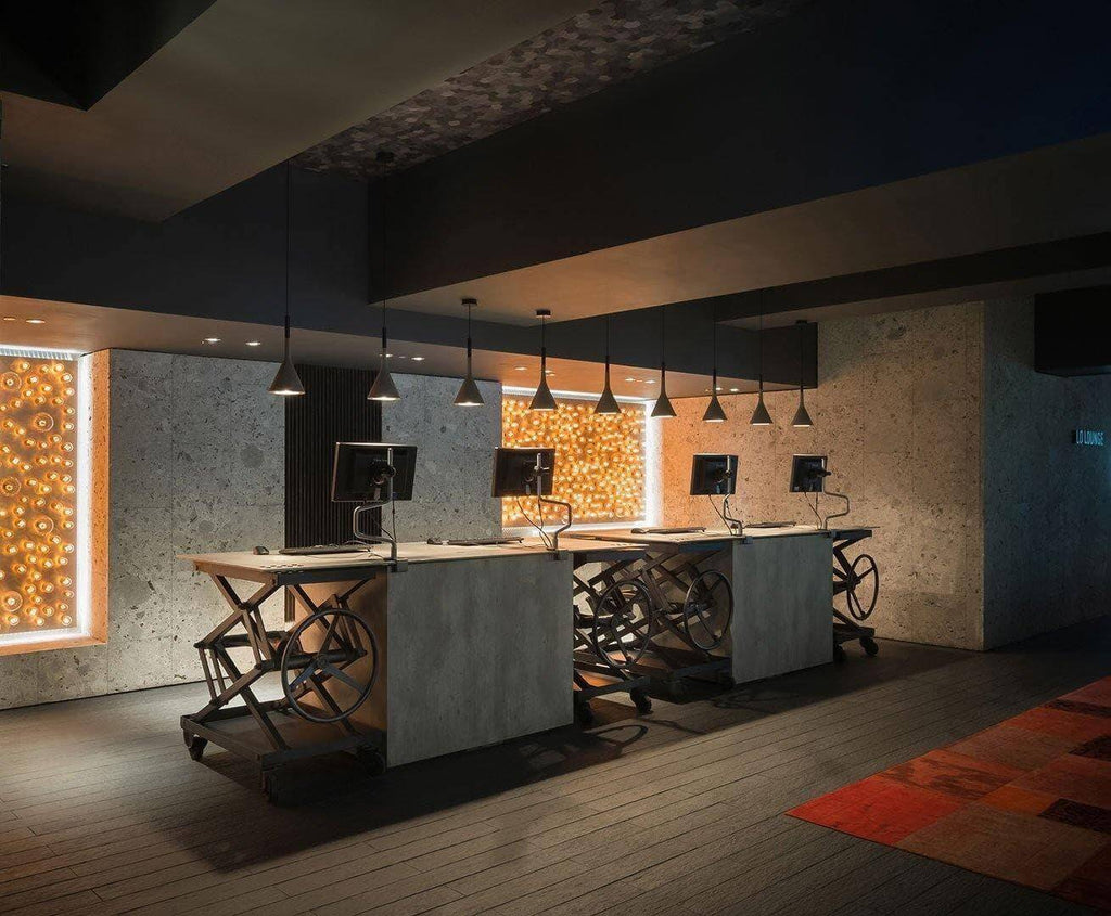 Tapered Concrete Pendant Light