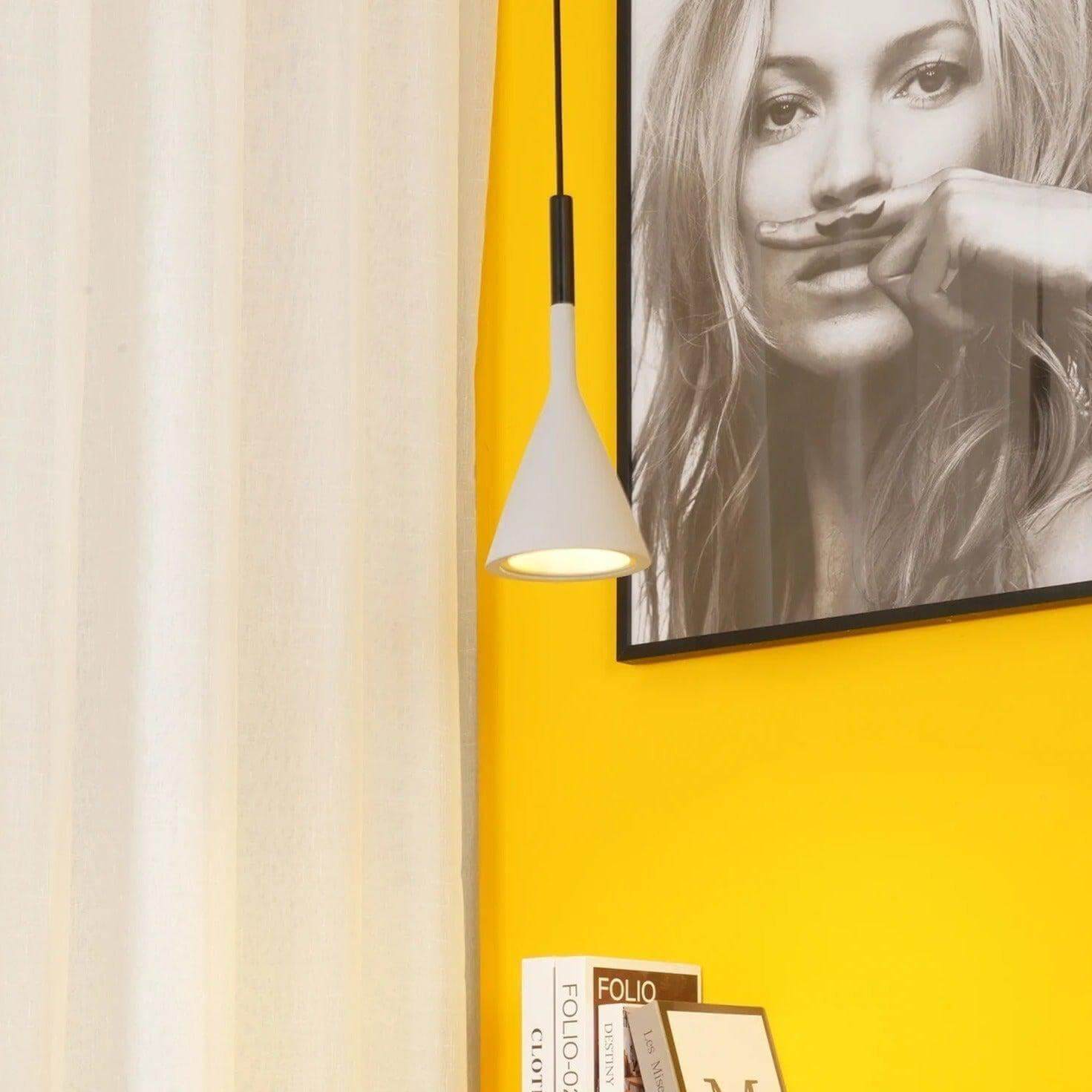 Tapered Concrete Pendant Light