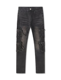 Serenede Poppy Cargo Skinny Jeans - Black