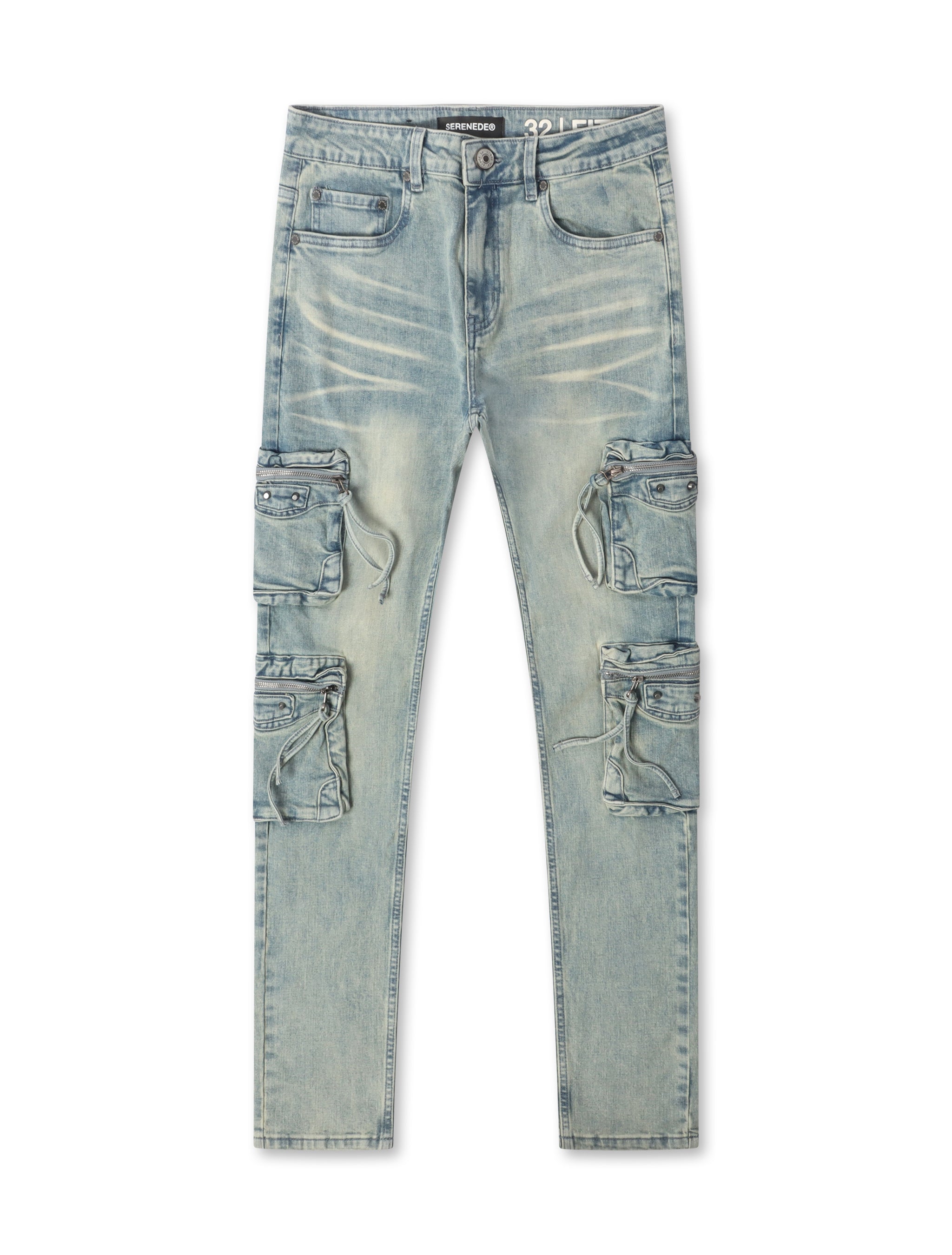 Serenede "Genesys" Cargo Skinny Jeans - Earth