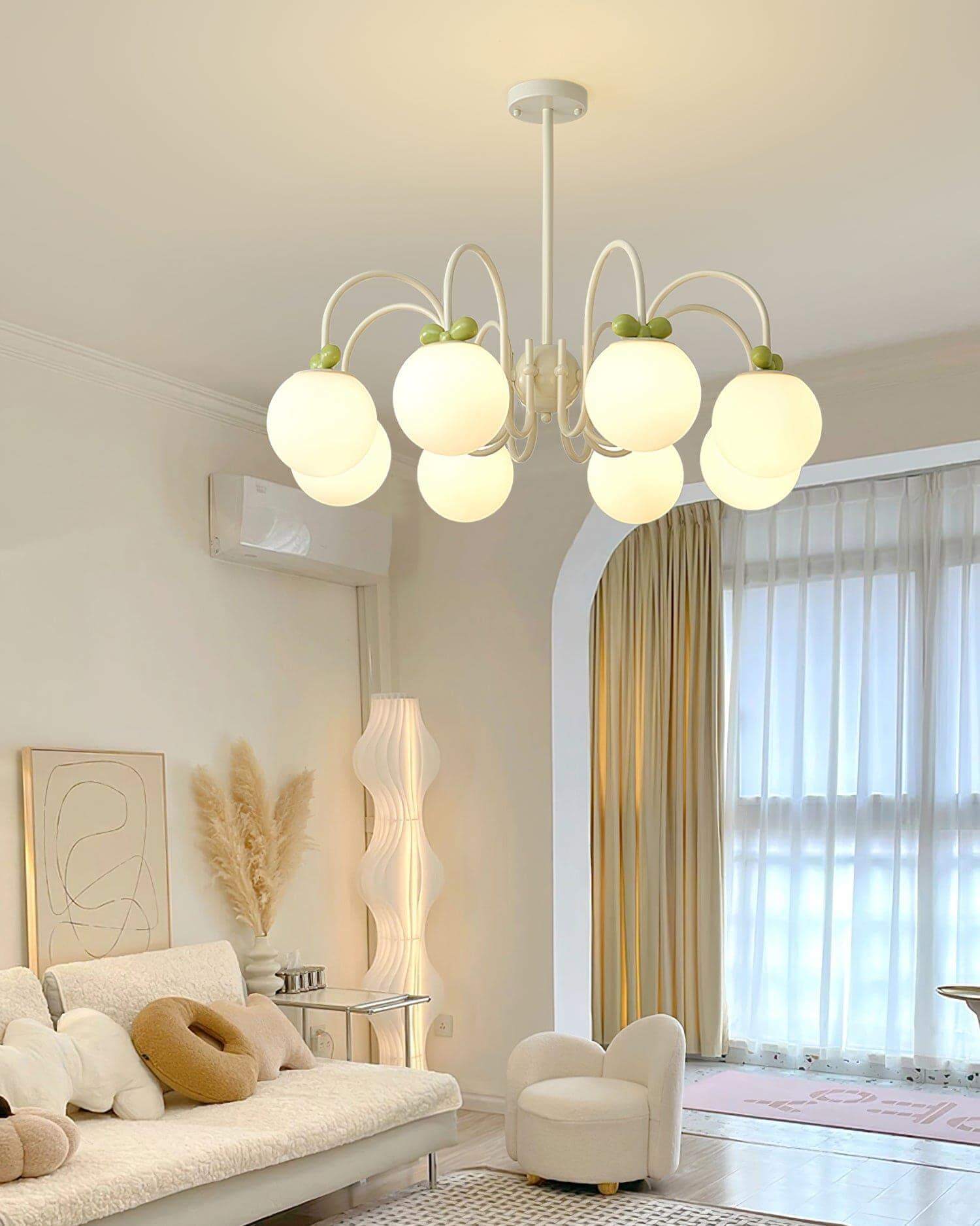 Cream Cherry Chandelier