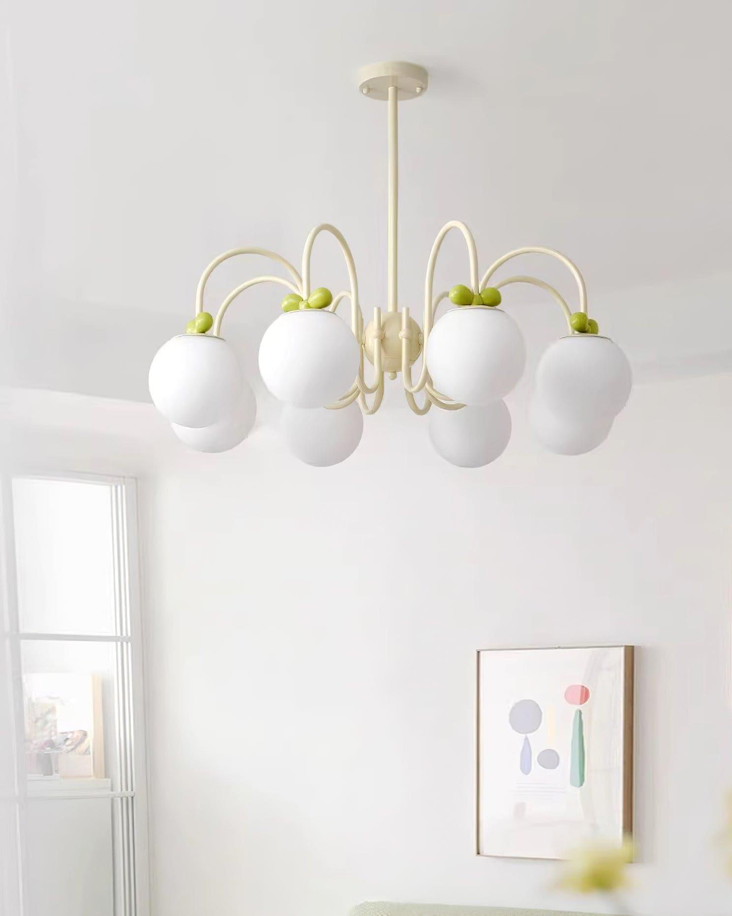 Cream Cherry Chandelier