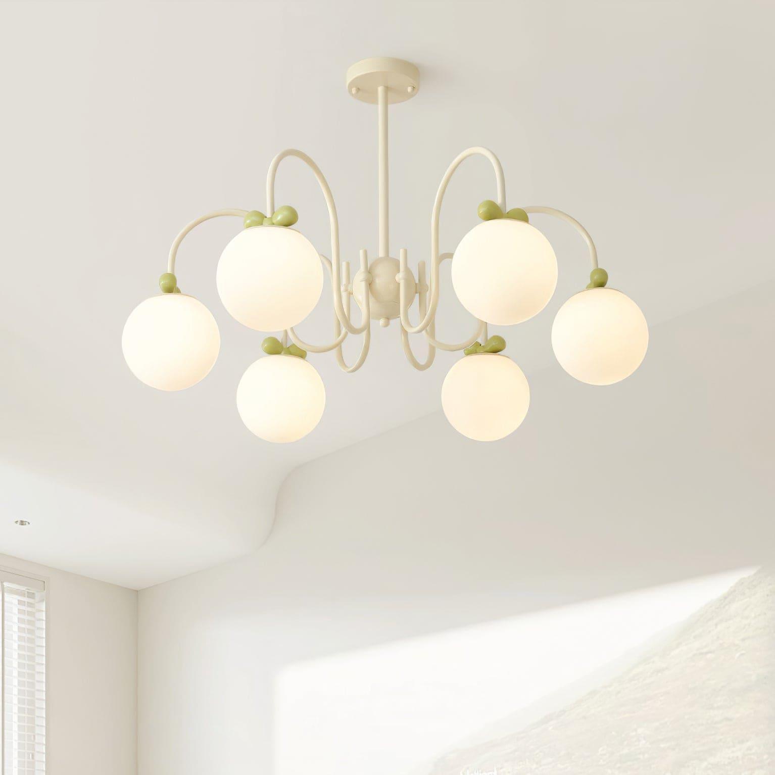 Cream Cherry Chandelier