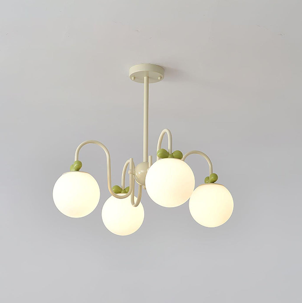 Cream Cherry Chandelier