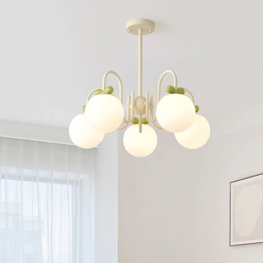 Cream Cherry Chandelier
