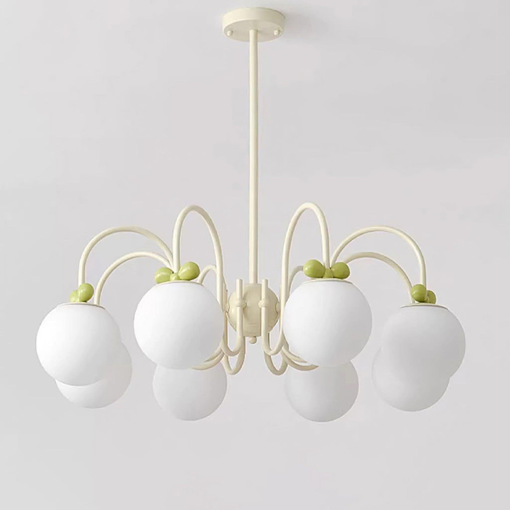 Cream Cherry Chandelier