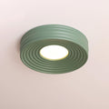 Cream Ribbed Ceiling Light